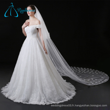 Appliques de dentelle parfaite Tulle Wedding Veil Long Cathedral